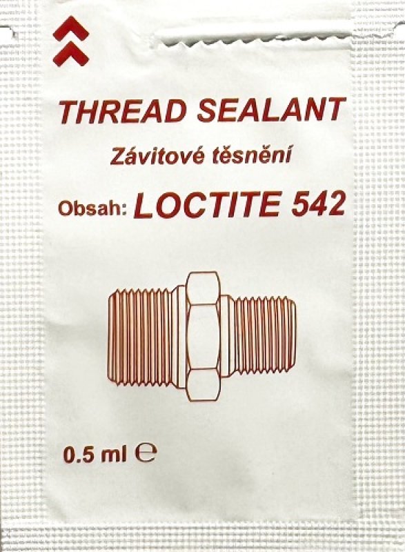 Loctite 542   Těsnění pro hydrauliku, sáček - 0,5 ml | hanak-trade.cz